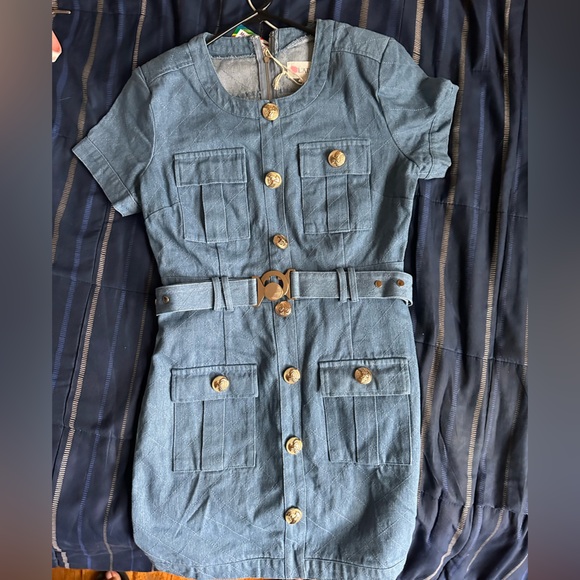 🔥New W/Tags Denim L’ATISTE by Amy Dress - Picture 2 of 12